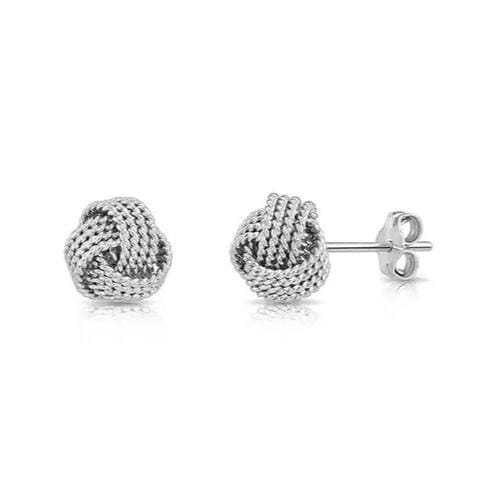 925 Silver Love Nut Stud Earrings For Nice For Sale