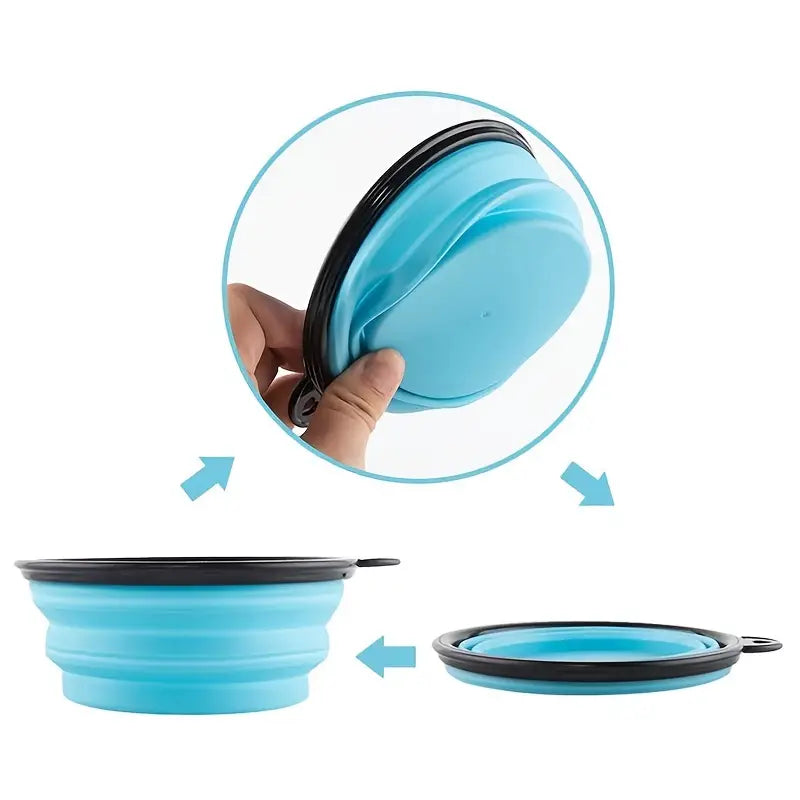 Travel-Friendly Pet Bowl - Durable TPR, Foldable & Chew-Resistant for Dogs & Cats Cost Online