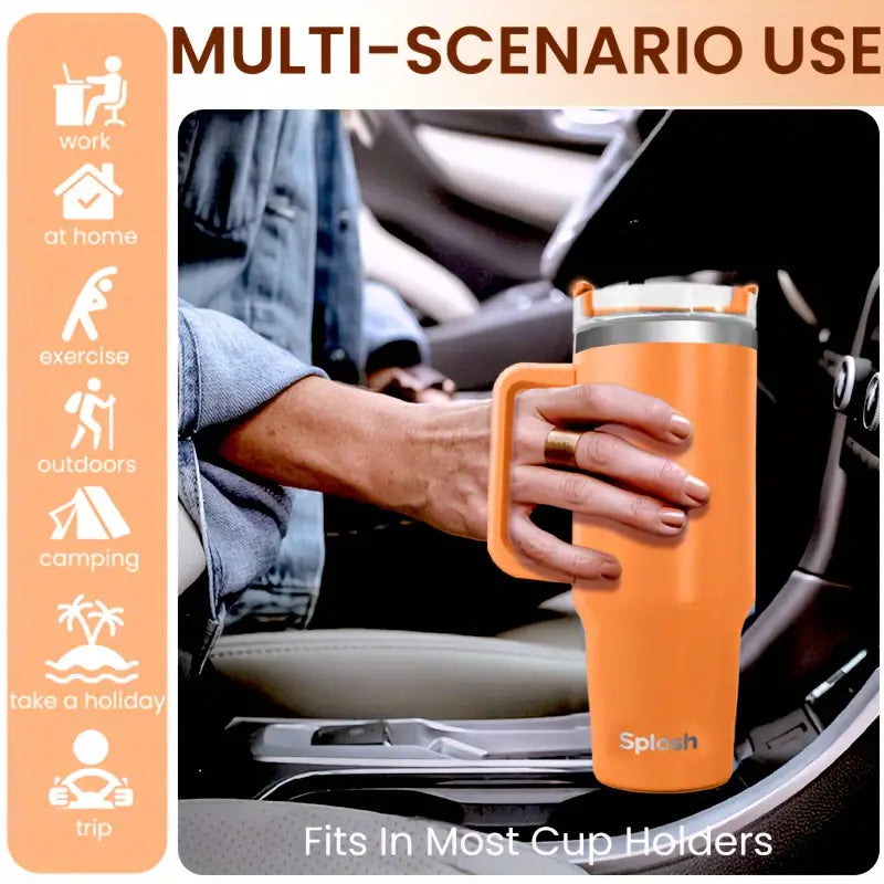 Multi-Color Travel Tumbler with Spill-Proof Lid - 1180ml/40oz Sale How Much