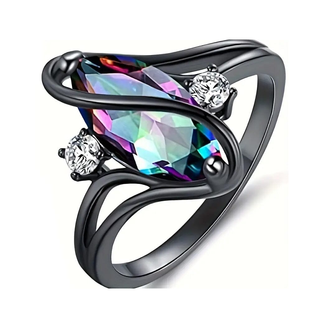 Geometric Zircon Women's Ring Cheap Sale Eastbay