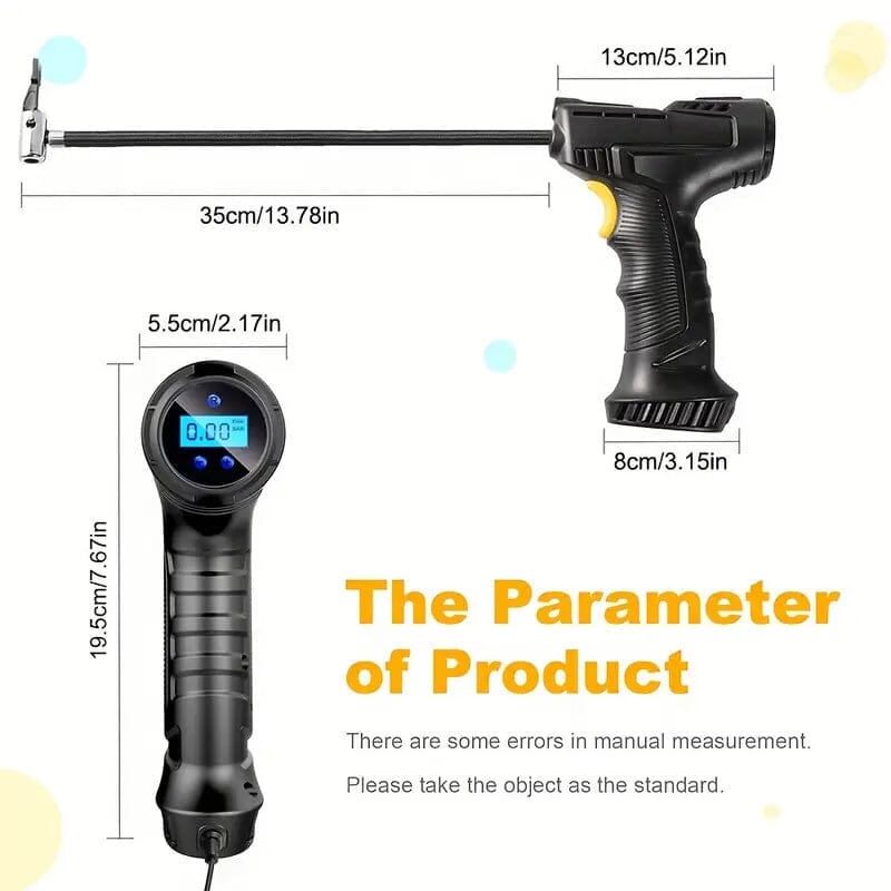 Compact Lightweight Rechargeable Air Pump, Compressors & Inflators with Lithium-Ion Battery Free Shipping Cheap Pice