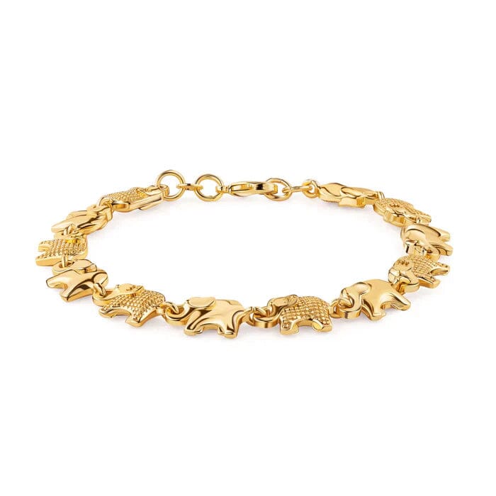 18K Gold Plated Elephant Anklet for Women 10 Discount Great Deals