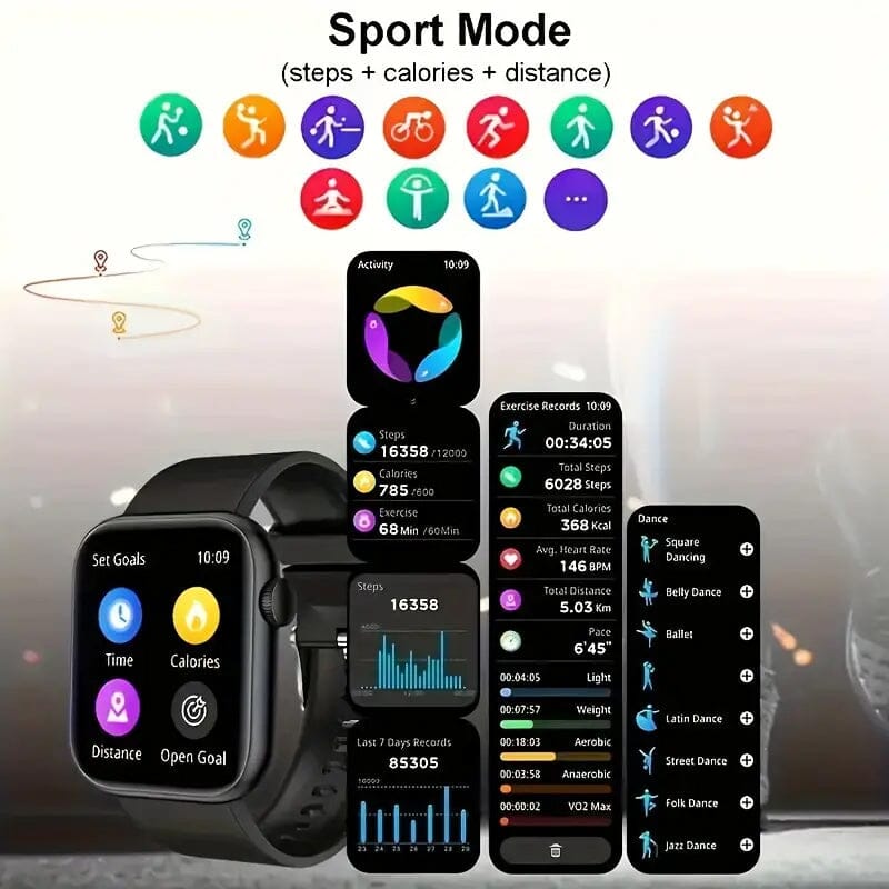 Touch Screen Dual Band Smartwatch Sale Fashion