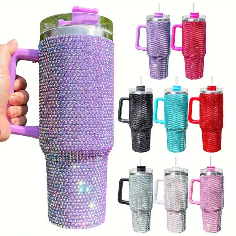 40 Oz Super Sparkly Rhinestone Bling Tumbler Sale Cheapest Pice