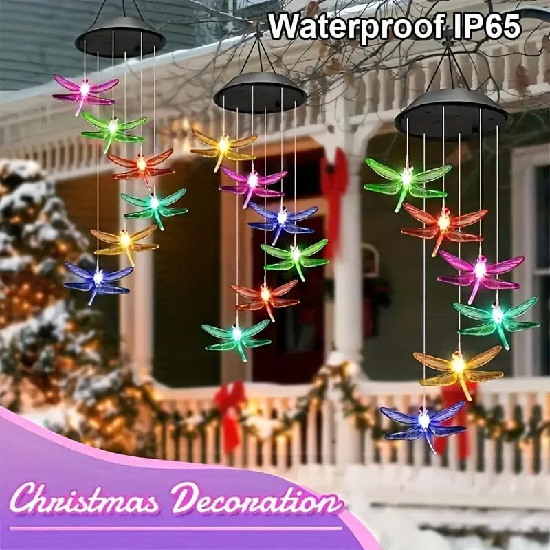 Solar Dragonfly Wind Chimes Lights Sale Cost