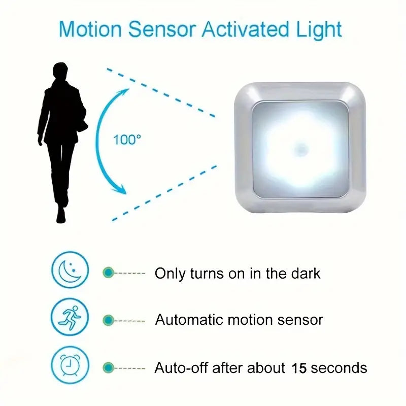 Motion Sensor Night Light, 6 LED Wall Lamp Sast Online