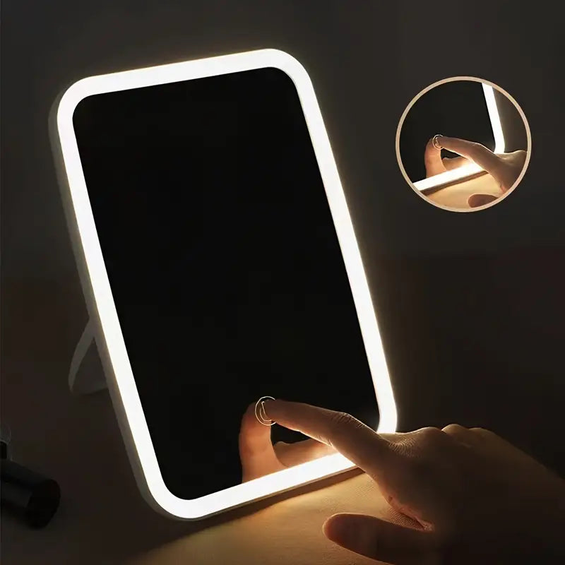 LED Makeup Mirror with Touch Sensor - 3 Color Lighting Modes Outlet 2025 Newest