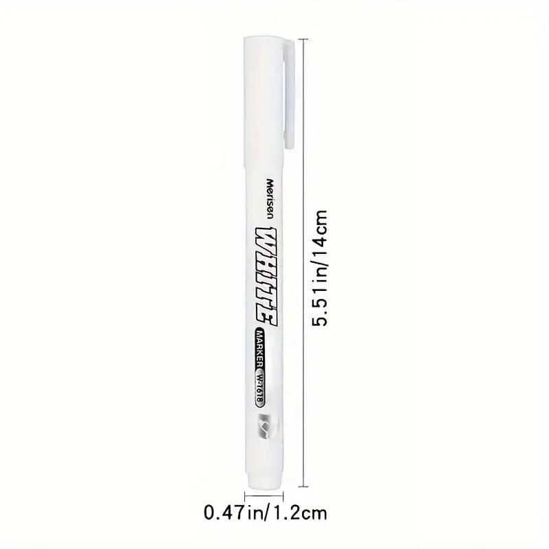 2-Pieces: White Marker Pen Alcohol Paint Oily Waterproof Tire Painting Graffiti Pens Buy Cheap Best Pices