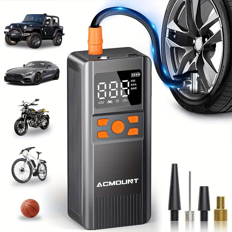 Acmount Tire Inflator Portable Air Compressor 150PSI Shop For Sale
