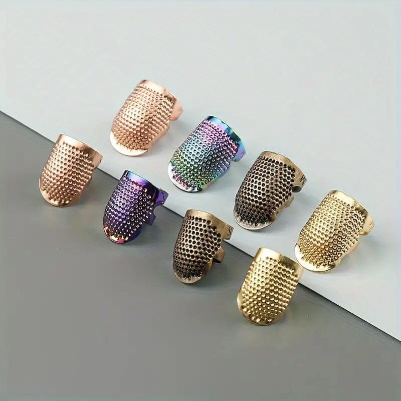 4-Pieces: Vintage Bronze Sewing Thimbles Discount Codes Really Cheap