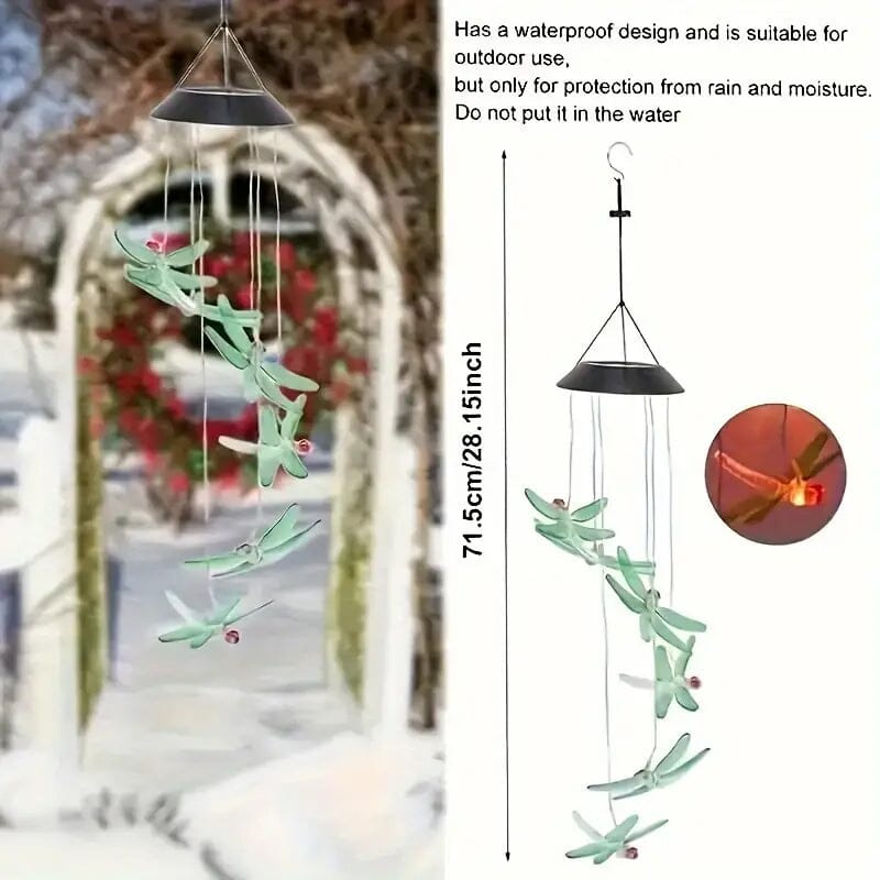 Solar Dragonfly Wind Chimes Lights Sale Cost