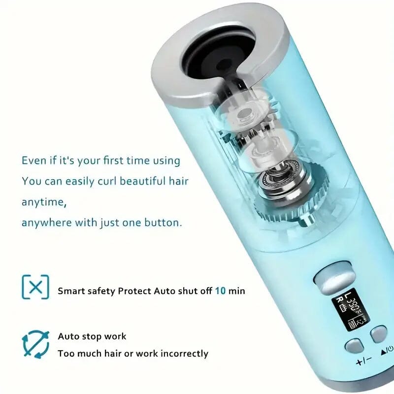 5 Heat Settings Auto-Curler for Luscious Locks Free Shipping Cheap