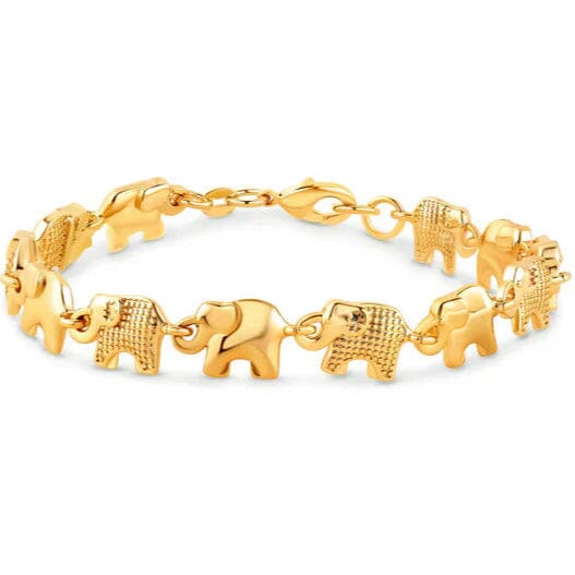 18K Gold Plated Elephant Anklet for Women 10 Discount Great Deals