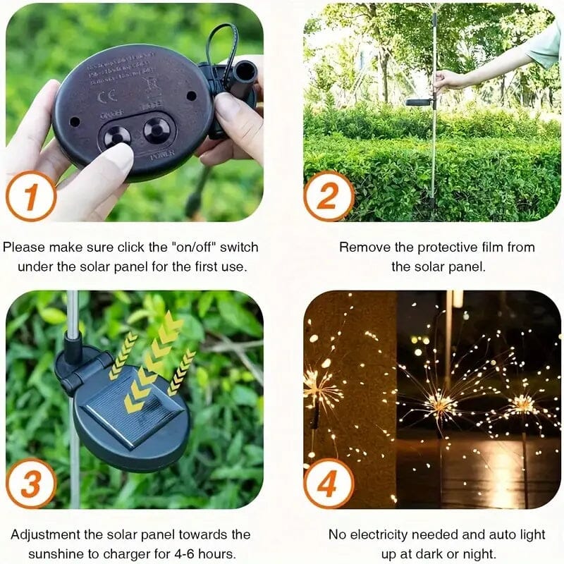 8 Lighting Modes Solar Festival Viewing Decorative Outdoor Lights Buy Cheap Big Discount