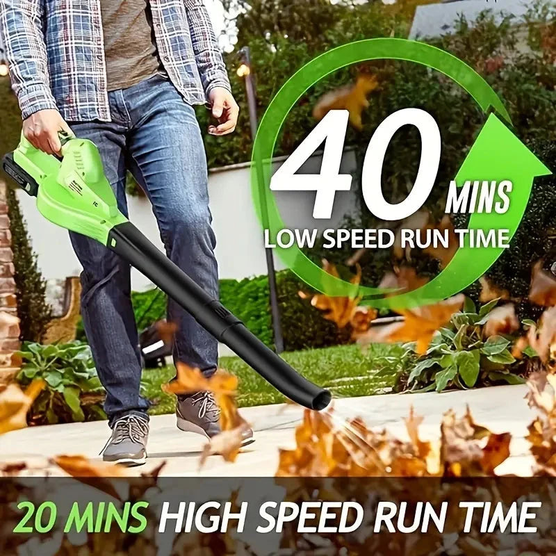 Lightweight Electric Cordless Leaf Blower for Lawn Care With 2 Batteries & Charger Footlocker Pictures