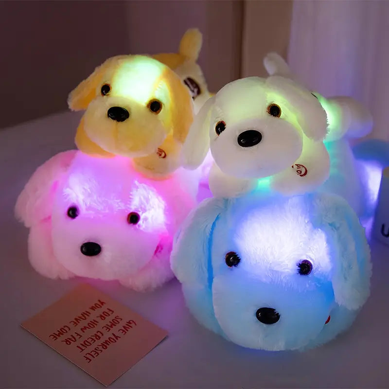 Soft Glow-in-the-Dark LED Plush Puppy Free Shipping Cheap Pice