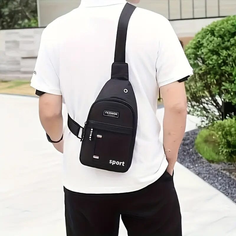 Men's Casual Waterproof Oxford Sling Chest Bag Choice For Sale