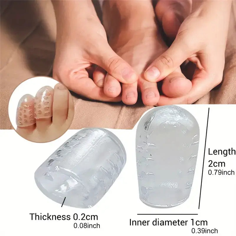 10-Pack: Transparent Toe Protector - Soft and Comfortable Toe Cover Visit New Online