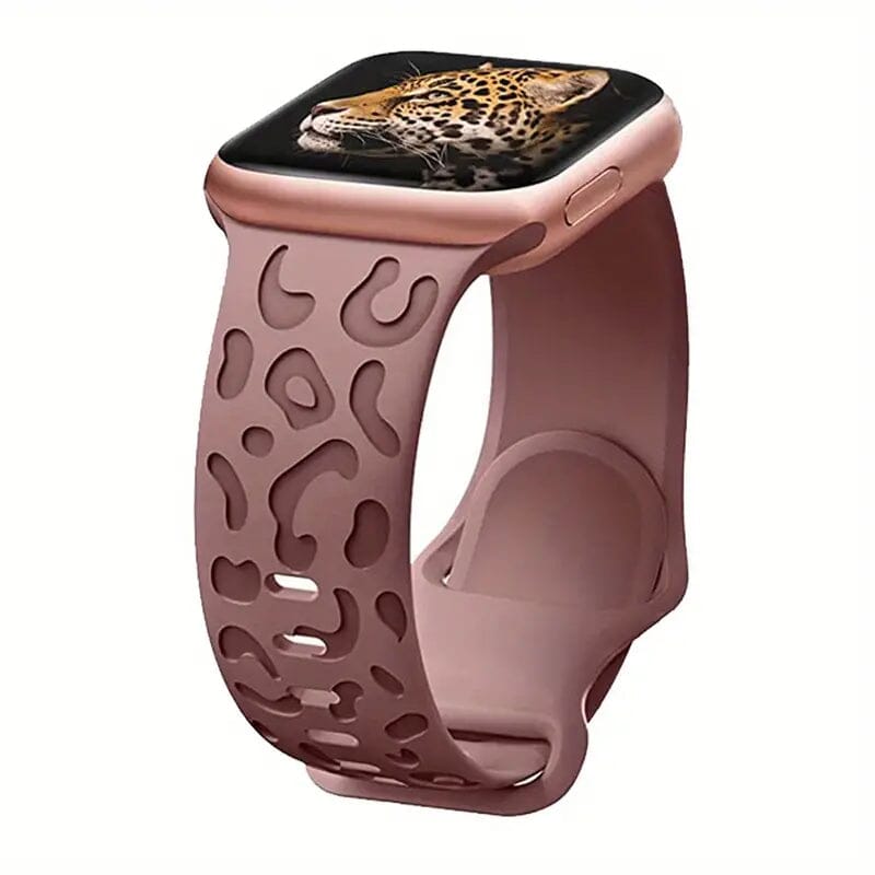 Leopard Engraved Replacement Band Compatible with iWatch Cheap Sale Exclusive