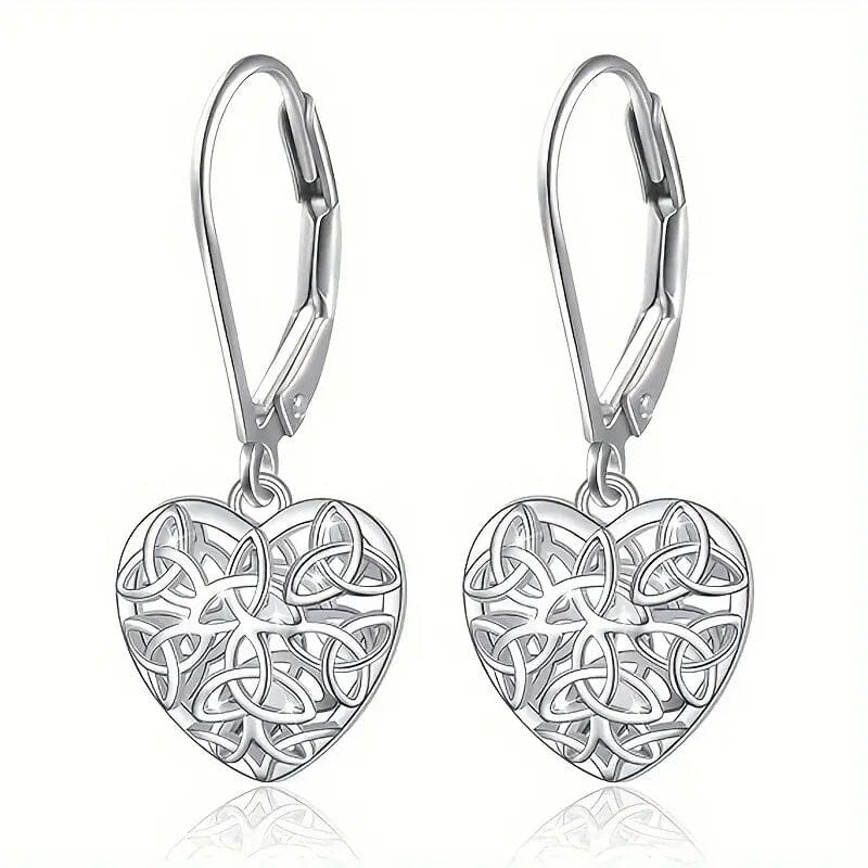 Exquisite Hollow Heart-Shaped Hoop Earrings Clearance Ebay