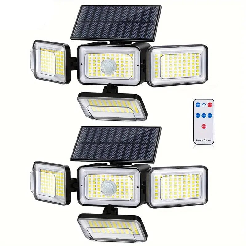 2-Pieces Set: Super Bright Solar Motion Sensor Outdoor Light Clearance Explore