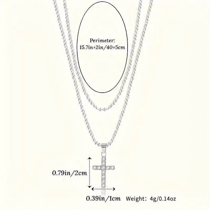 925 Sterling Silver Chain Cross Pendant Buy Cheap Inexpensive