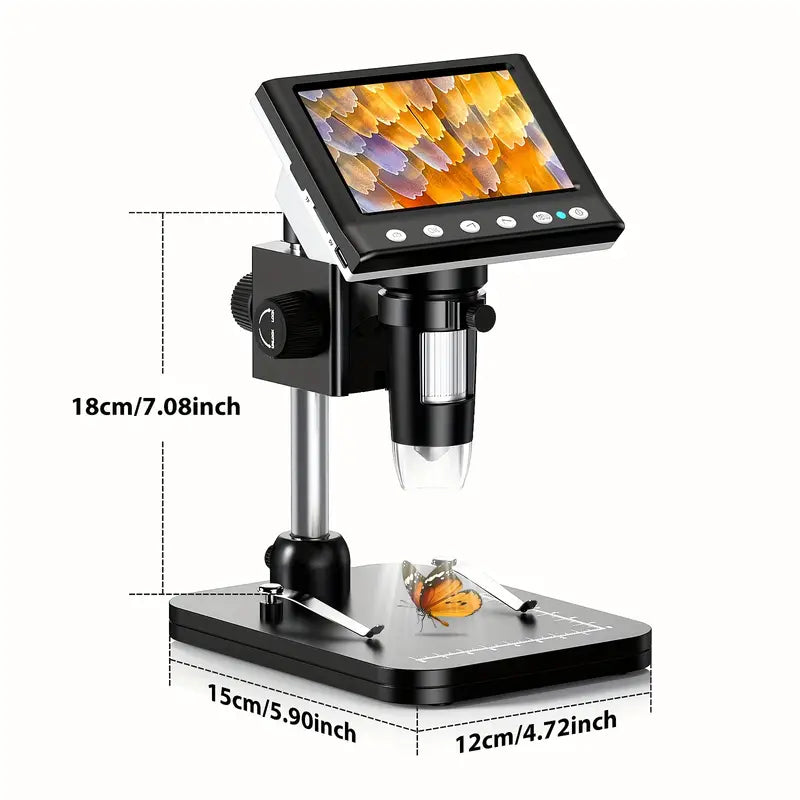 4.3'' IPS LCD Digital Microscope 1000X Magnification Microscope Clearance Tumblr