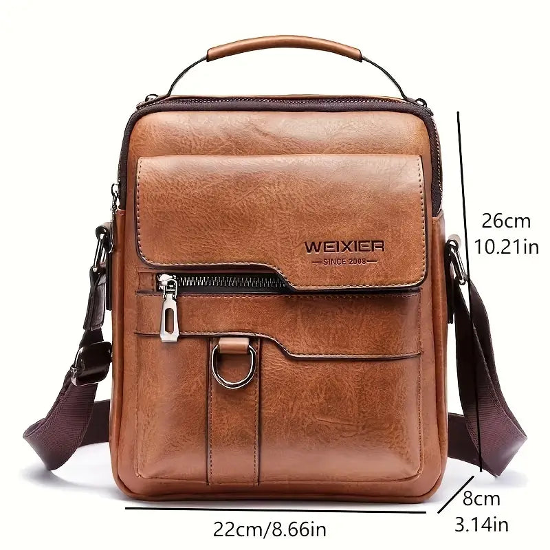 Men's Shoulder Vintage Business Casual Satchel Bag Cheap Sale Finishline