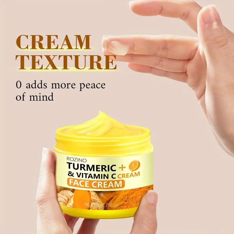 50g/1.75 Oz Turmeric + Vitamin C Face Cream with Hyaluronic Acid Ebay Cheap Pice