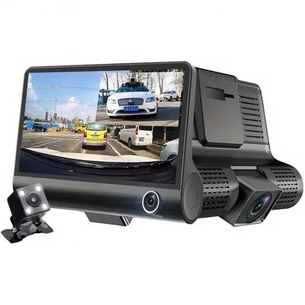 1080P 3-Camera Recorder Dash Cam with Night Vision Get Authentic Cheap Online