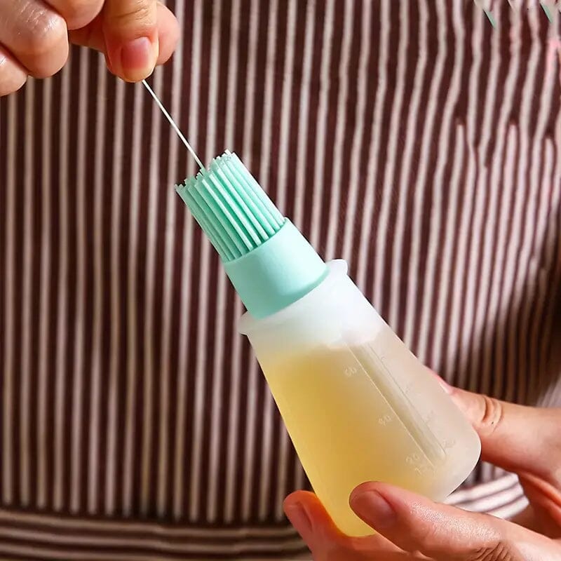 Portable Silicone Oil Bottle with Brush Discount Recommend