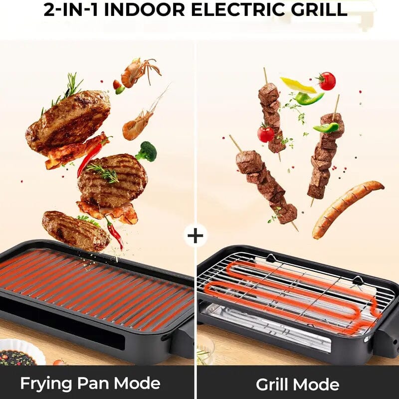 1500W Smokeless Electric Indoor Grill with Removable Non-Stick Plate Visa Payment Cheap Pice