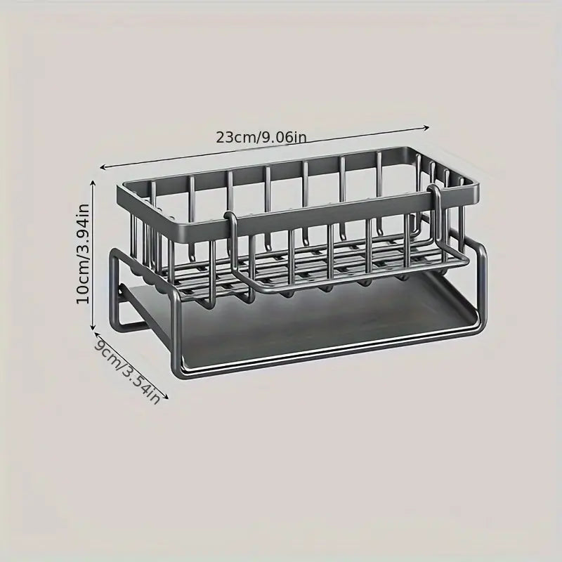 Kitchen Storage Rack - Multi-Functional Household Sink Organizer with Drain Basket Free Shipping With Credit Card