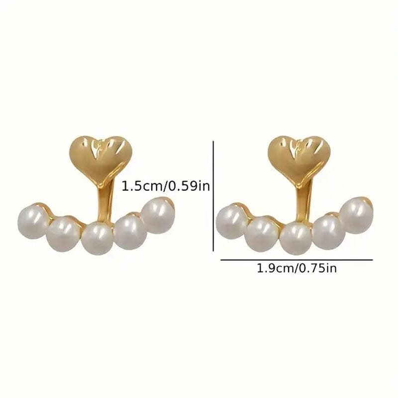 Women's Fashion Earrings Bohemian Style Imitation Pearl Inlay Clearance Order