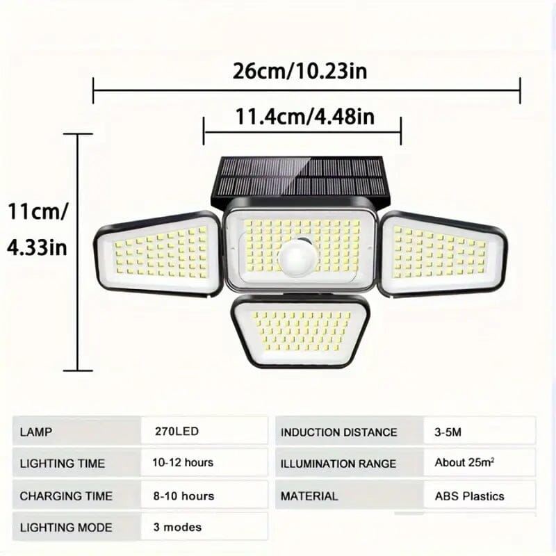 270 LED Solar Garden Outdoor Lights Buy Cheap Best Pices