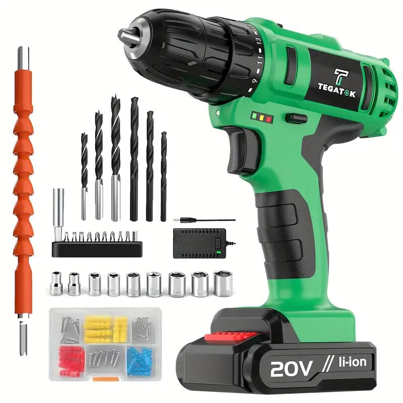 Tegatok 20V Cordless Drill Set Cost Online