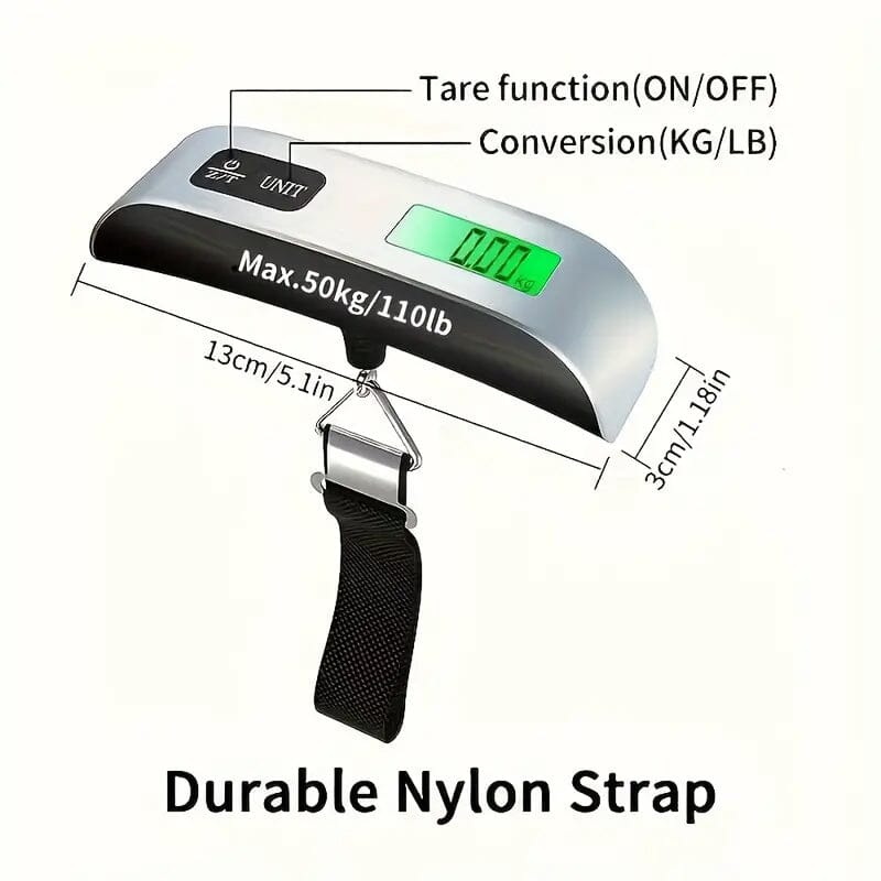 110lb/50kg Capacity Digital Luggage Scale with LCD Display Outlet Locations For Sale