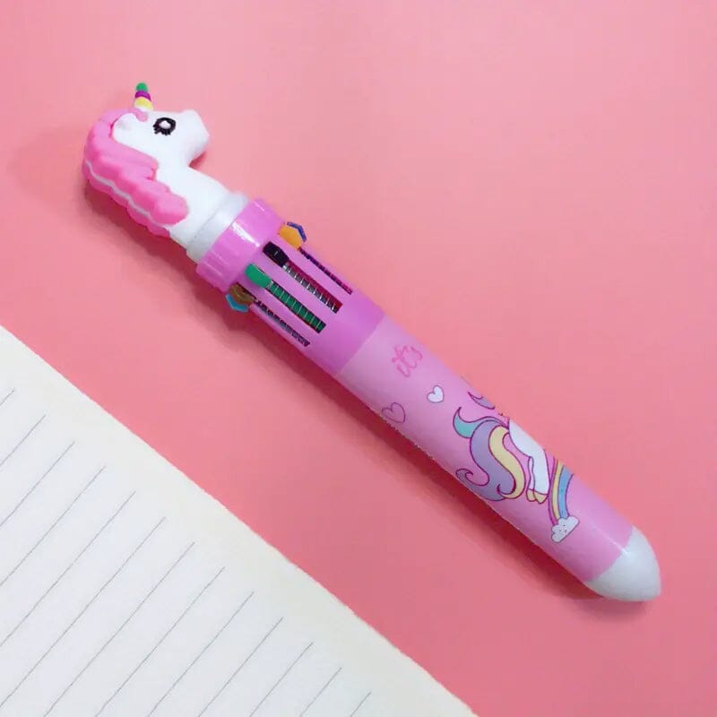 10 Color Ballpoint Pen Kawaii Stationery Cute Pen Order