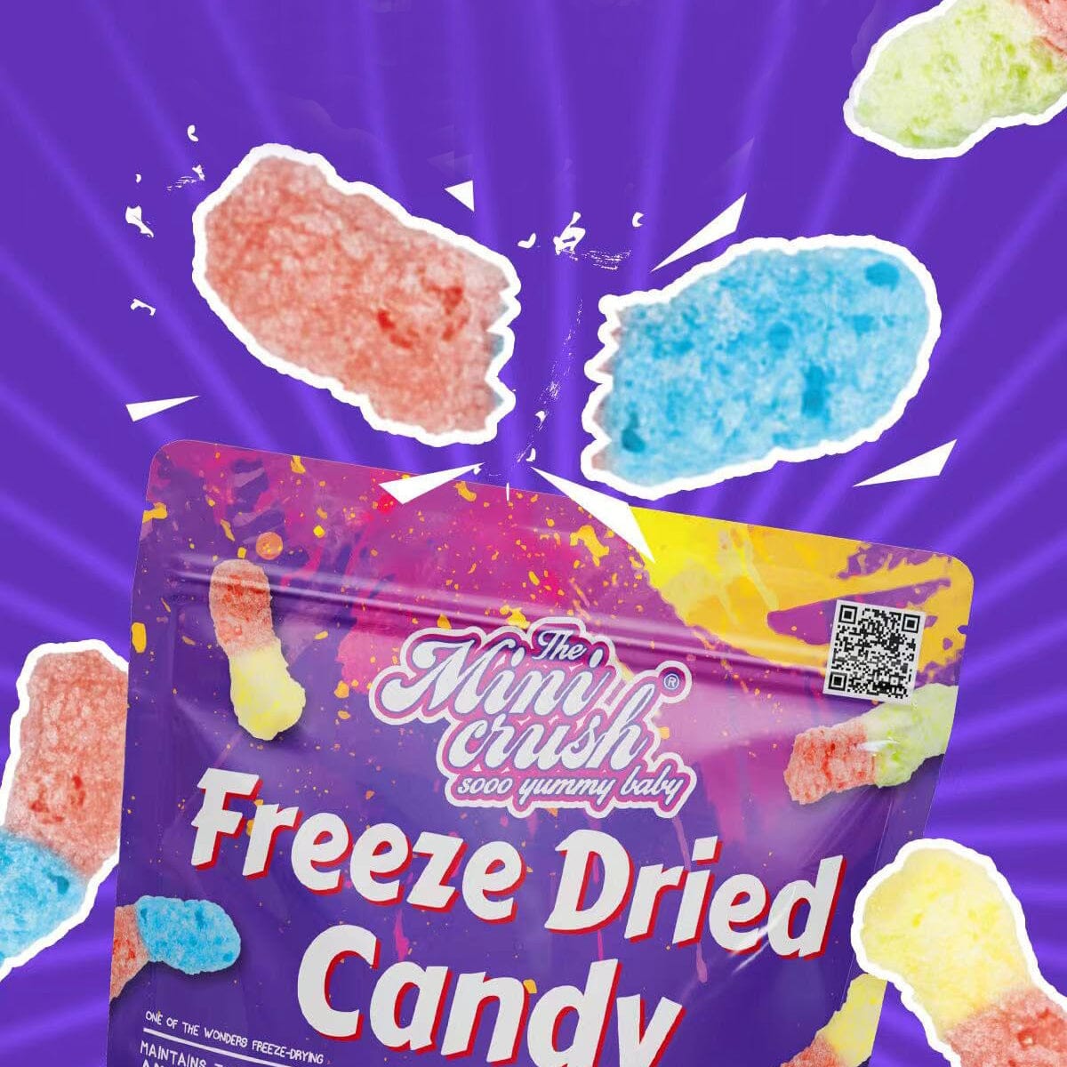 5-Pack: Freeze Dried Crunch Candy Variety Flavor Sale Online Cheap