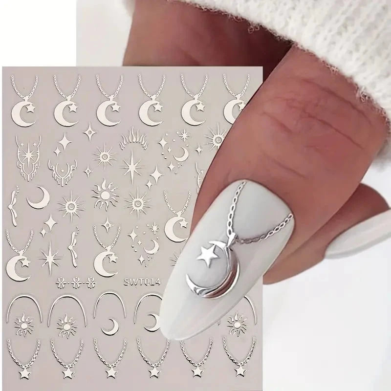 5D Embossed Three-dimensional Nail Stickers Geniue Stockist For Sale