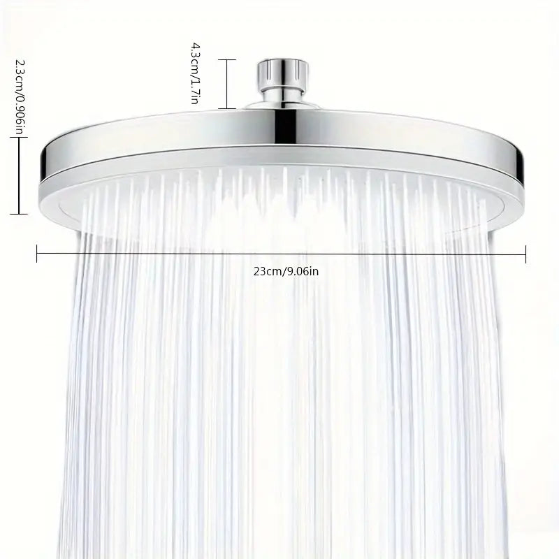 Premium High-pressure Shower Head - Top Spray, Wide Coverage, Lotus Design Sale Explore