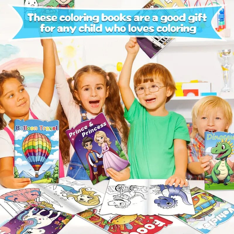 30-Pack: Children's Mini Coloring Book Set Footlocker For Sale