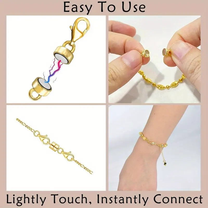 3-Piece: Magnetic Lobster Clasp Necklace Converter with Strong Magnetic Closure Sale Get To Buy