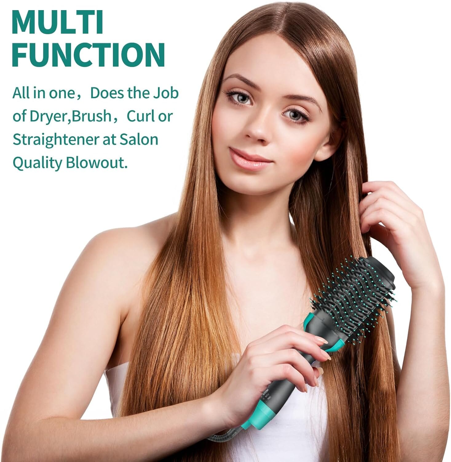 3-in-1 Ionic Straightening Hot Air Brush with Anti-Scald Feature Discount Codes Really Cheap