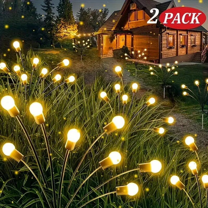 2-Pack: 12-LED Solar Garden Lights Amazing Pice