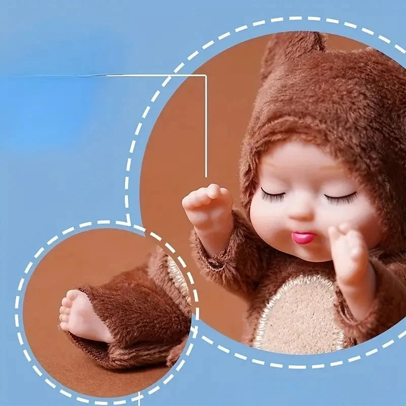 Adorable 4.3 Reborn Doll - Mini Cute Sleeping Youngsters Series Sale Popular