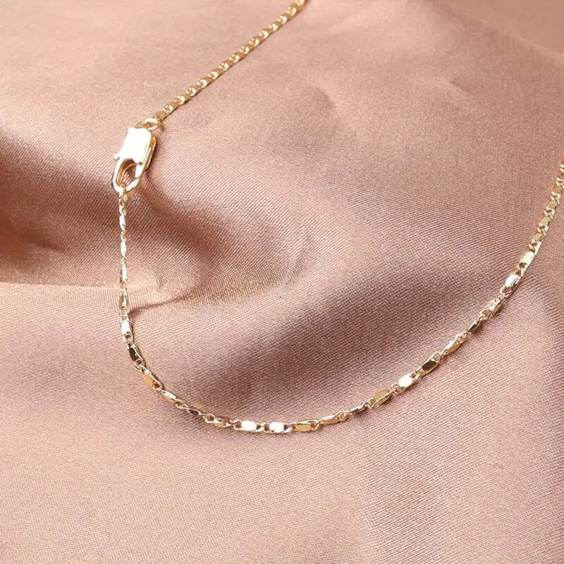 Italian 18K Gold Plated Punk Chain Necklace Outlet Free Shipping Authentic