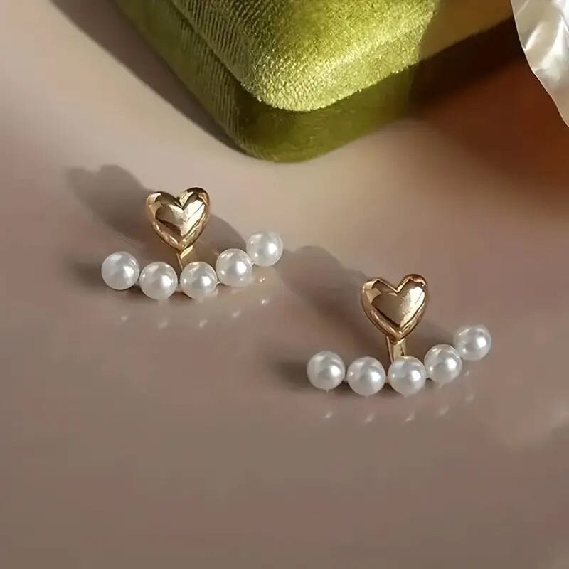 Women's Fashion Earrings Bohemian Style Imitation Pearl Inlay Clearance Order