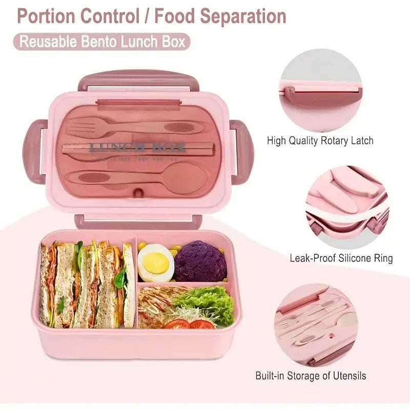 Adult Leak Proof Lunch Box with Tableware Cheap Online Online