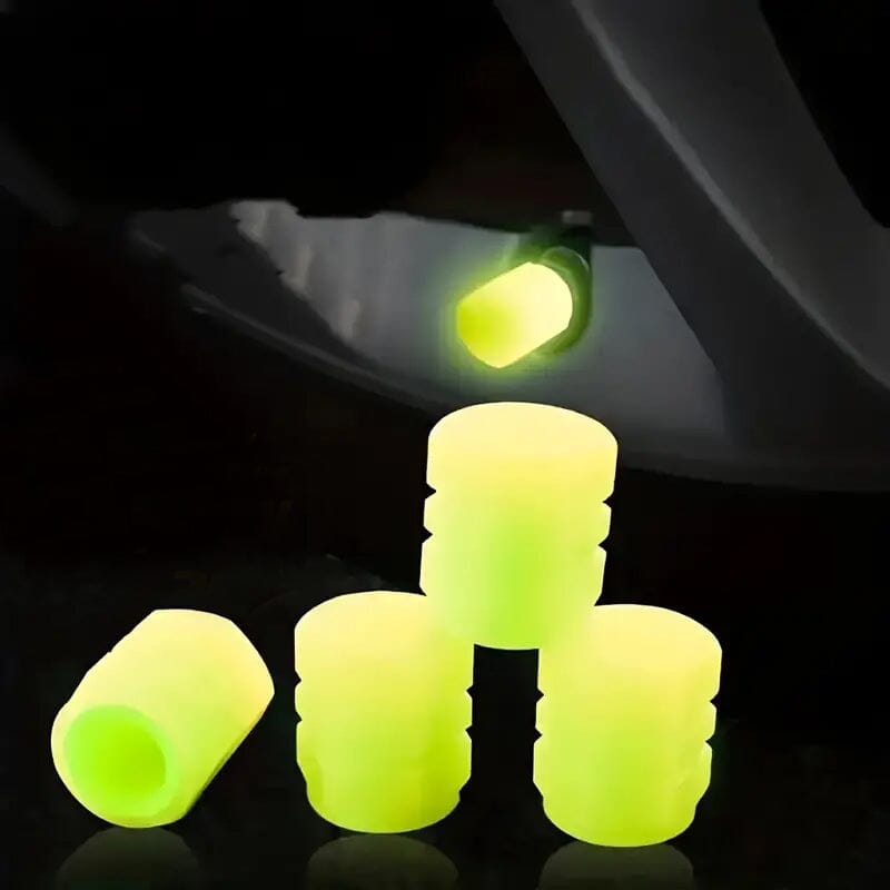 36-Pieces: Glow-in-the-Dark Car Tire Valve Cap Set Buy Cheap New